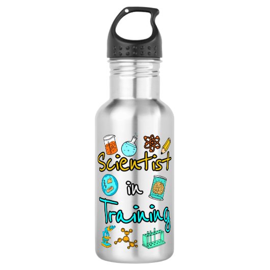 Wetenschapswetenschapper Lover STEM Waterfles (Voorkant)