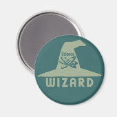 Wetenschapswizard, aangepaste magneet (Voorkant / Achterkant)