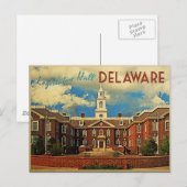 Wetgevende Hall Delaware Briefkaart (Voorkant / Achterkant)
