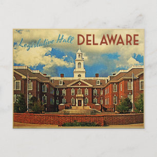 Wetgevende Hall Delaware Briefkaart