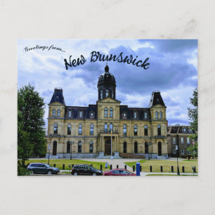 Wetgevende macht van New Brunswick Fredericton NB Briefkaart