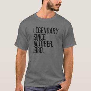 WETGEVER. SINDS. OKTOBER. 1980. 39 jaar oud 39 jaa T-shirt