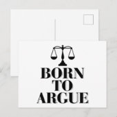 Wetgeving van advocaten | Rechtsrechter Study Gift Briefkaart (Voorkant / Achterkant)