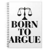 Wetgeving van advocaten | Rechtsrechter Study Gift Notitieboek (Voorkant)