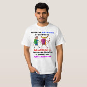 Wetgeving van de pistool nu, Schoolselectie T-shirt (Voorkant volledig)