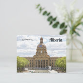 Wetgevingsgebouw van Alberta Alberta Canada Briefkaart (Staand voorkant)