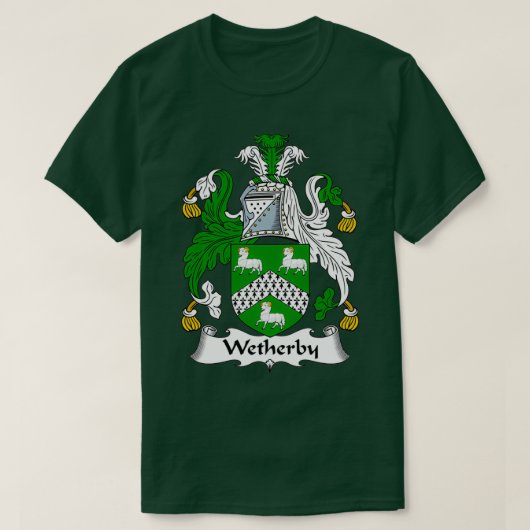 Wetherby Coat of Arms Family Crest T-shirt (Design voorkant)