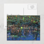 Wetland-planten in Okefenokee National Wildlife Re Briefkaart (Voorkant / Achterkant)