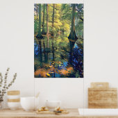 Wetland Reflecties Art Poster (Keuken)