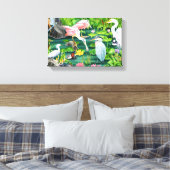 Wetland Wonders Canvas Afdruk (Insitu (Slaapkamer))