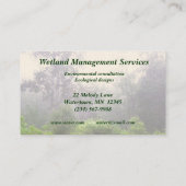Wetlandbeheer Visitekaartje (Achterkant)