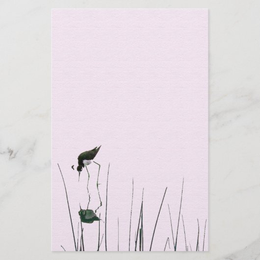 Wetlands Bird Art Stationery Briefpapier (Voorkant)