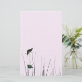 Wetlands Bird Art Stationery Briefpapier (Staand voorkant)