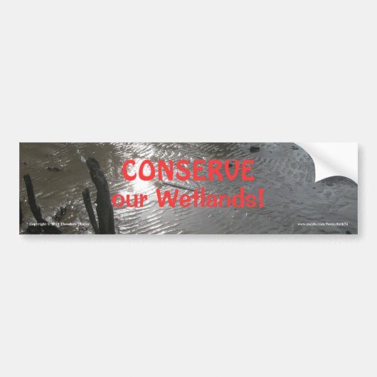 Wetlands bumpersticker (Voorkant)
