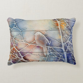 Wetlands Silhouetted Bird Decoratief Kussen