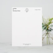 WETSBUREAUS | Elegant Classy Briefhoofd Sjabloon (Staand voorkant)