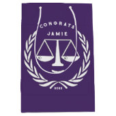 Wetschool-Afstudeerder Medium Cadeauzakje (Voorkant)