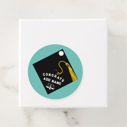 Wetschool-Afstuderen Bedankjes Labels (In situ)