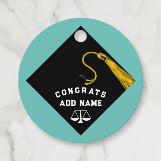 Wetschool-Afstuderen Bedankjes Labels (Voorkant)