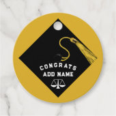 Wetschool-Afstuderen Bedankjes Labels (Voorkant)