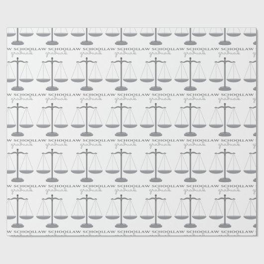 Wetschool Afstuderen Cadeaupapier (Vlak)