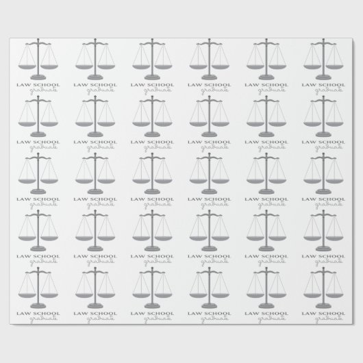 Wetschool Afstuderen Cadeaupapier (Vlak)