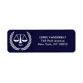 Wetschool-Afstuderen Etiket (Voorkant)