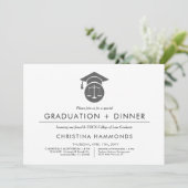 Wetschool-Afstuderen | Minimale uitnodiging (Staand voorkant)