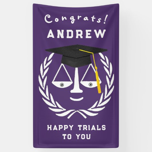 Wetschool-Afstuderen Spandoek (Verticaal)