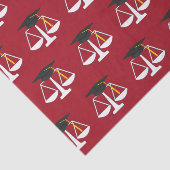 Wetschool-Afstuderen Tissuepapier (Detail)