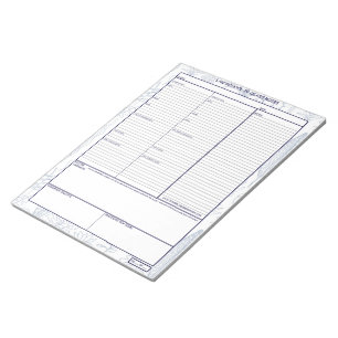 Wetschool in notitieboek notitieblok