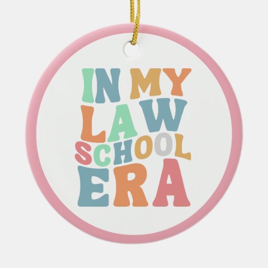 Wetschool Keramisch Ornament (Voorkant)