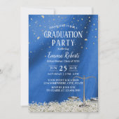 Wetschool Navy Blue Future Lawyer Afstuderen Kaart (Voorkant)