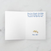 Wetshandhaving Badge Icon Christmas Kaart (Binnen)