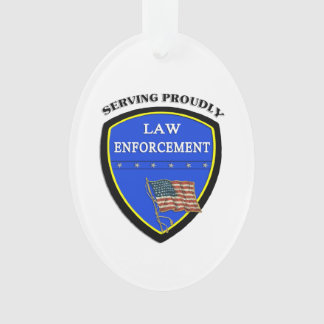 Wetshandhaving Christmas Police Ornament