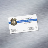 Wetshandhaving Custom Logo Badge Police Officer Magnetisch Visitekaartje (Voorbeeld)
