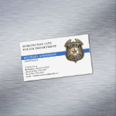 Wetshandhaving Custom Logo Badge Police Officer Magnetisch Visitekaartje (Voorbeeld)