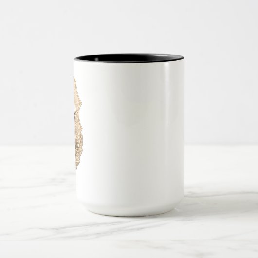 Wetshandhaving Gold Badge voor politietoewijzing Mok (Midden)