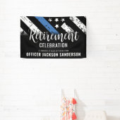 Wetshandhaving in de blauwe lijn Politie Pensioen Spandoek (Insitu)