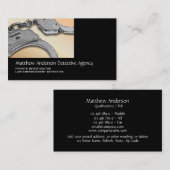 Wetshandhaving particuliere onderzoeker tan zilver visitekaartje (Voorkant / Achterkant)