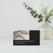 Wetshandhaving particuliere onderzoeker tan zilver visitekaartje (Staand voorkant)