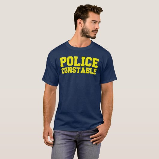Wetshandhaving politie-agent t-shirt (Voorkant volledig)