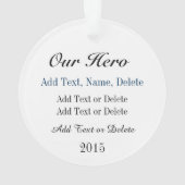 Wetshandhaving - Politie - SRF Ornament (achterkant)