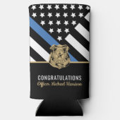 Wetshandhaving politiefunctionaris seltzer blikjeskoeler (Achterkant)