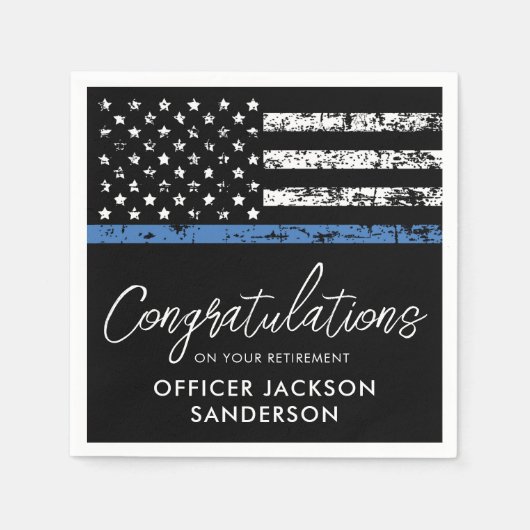 Wetshandhaving politiefunctionaris servet (Voorkant)