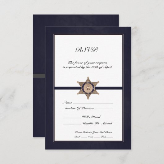 Wetshandhaving RSVP Kaartje (Voorkant / Achterkant)