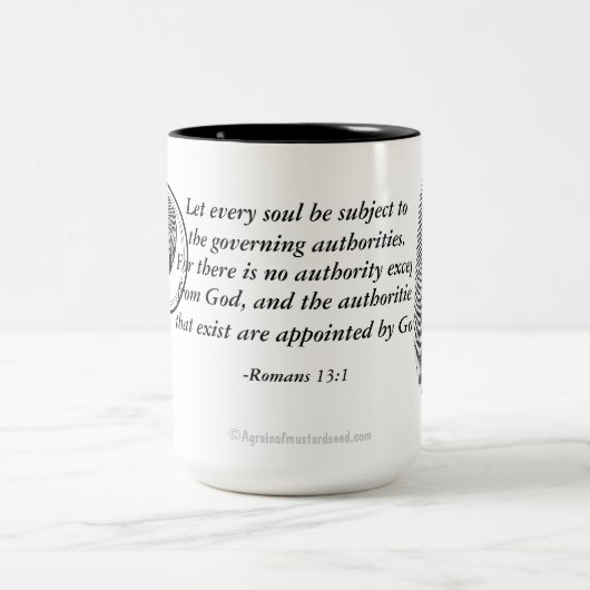 Wetshandhaving Tweekleurige Koffiemok (Center)