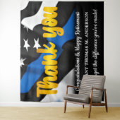 Wetshandhaving voor politie Retirement Blue Gold S Wandkleed (In situ)