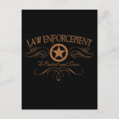 Wetshandhaving Western Briefkaart (Voorkant)