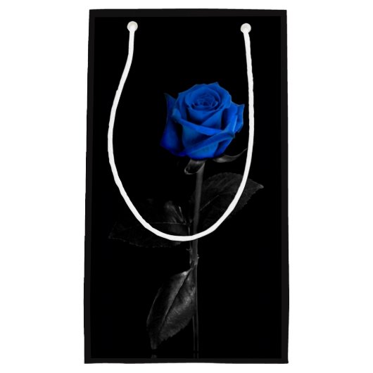 Wetshandhavingsblauw Roos Klein Cadeauzakje (Voorkant)